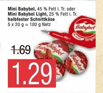 Marktkauf Mini Babybel Oder Mini Baby Light Halbfester Schnittkäse Angebot