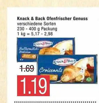 Marktkauf Knack & Back Ofenfrischer Genuss Angebot