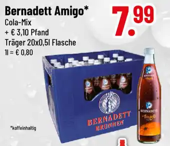 trinkgut Bernadett Amigo Cola-Mix 20x0,5 L Flasche Angebot