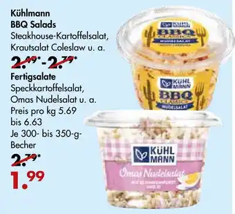 Galeria Markthalle Kühlmann BBQ Salads oder Fertigsalate 350g Angebot