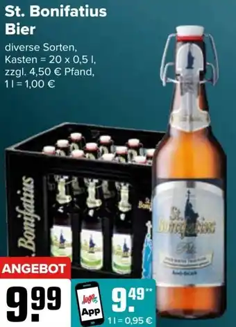 Logo Getränkemarkt St. Bonifatius Bier 20x0,5 L Angebot