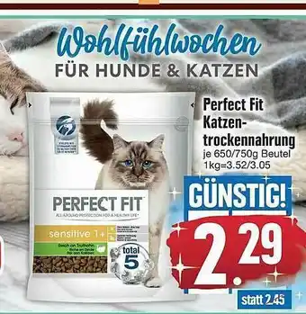 Edeka Perfect Fit Katzentrockennahrung Angebot