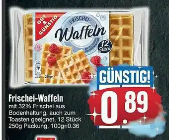 Edeka Gut & Günstig Frischei-waffeln Angebot