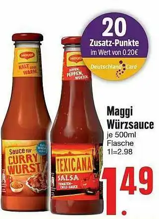 Edeka Maggi Würzsauce Angebot