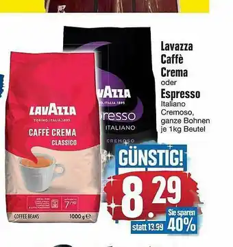 Edeka Lavazza Caffe Crema Ode Espresso Angebot