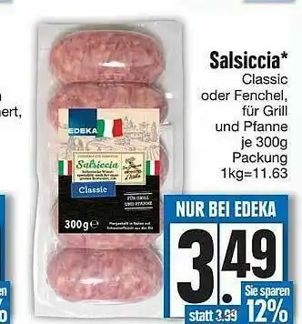 Edeka Salsiccia Angebot