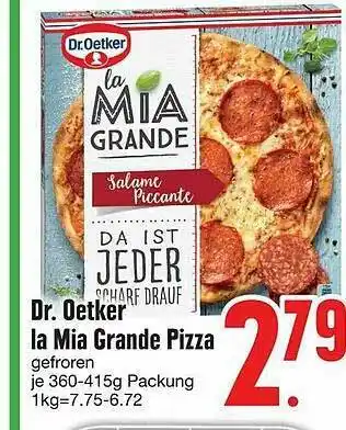 Edeka Dr. Oetker La Mia Grande Pizza Angebot