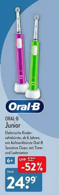 Aldi Nord Oral-b Junior Angebot