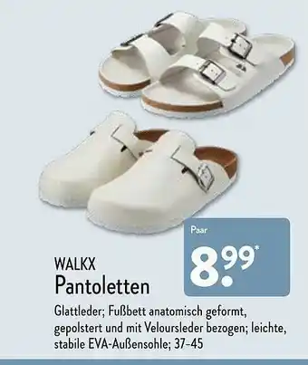 Aldi Nord Walkx Pantoletten Angebot