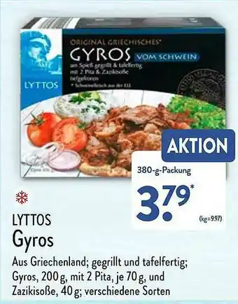 Aldi Nord Lyttos Gyros Angebot