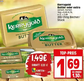 Elli Markt Kerrygold Butter oder extra 200/250g Becher/Stück Angebot