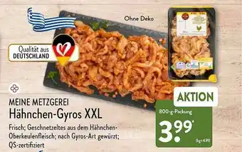 Aldi Nord Meine Metzgerei Hähnchen-gyros XXL Angebot