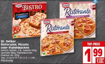 Elli Markt Dr. Oetker Ristorante, Piccola oder Flammkuchen Angebot