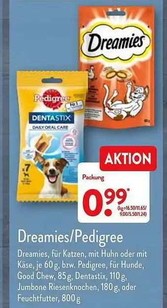 Aldi Nord Dreamies Oder Pedigree Angebot