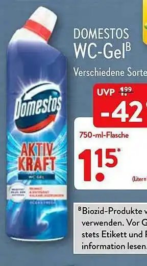 Aldi Nord Domestos Wc-gel Angebot