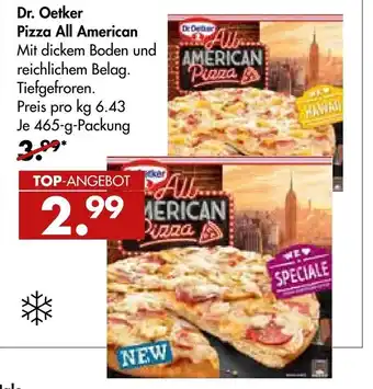 Galeria Markthalle Dr. Oetker Pizza All American 465g Angebot