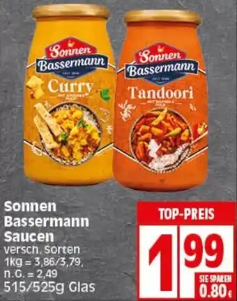 Elli Markt Sonnen Bassermann Saucen 515/525g Glas Angebot