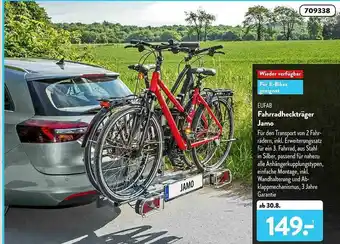 Aldi Süd Eufab Fahrradheckträger Jamo Angebot