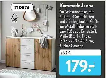 Aldi Süd Kommode Jonna Angebot