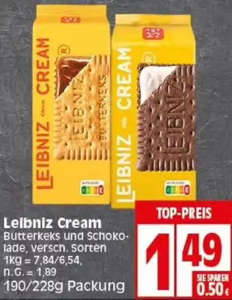 Elli Markt Leibniz Cream 190/228g Packung Angebot