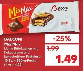 Kaufland Balconi Mix Max' Angebot