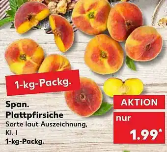 Kaufland Span. Plattpfirsiche Angebot