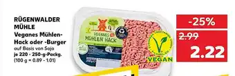 Kaufland Rügenwalder Mühle Veganes Mühlen Hack Oder Burger Angebot