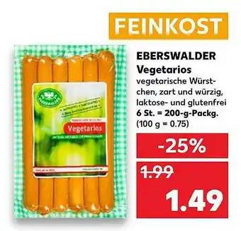 Kaufland Eberswalder Vegetarios Angebot