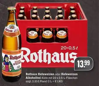 Scheck-in-Center Rothaus Hefeweizen oder Hefeweizen Alkoholfrei Angebot