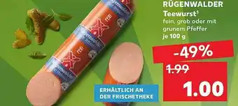 Kaufland Rügenwalder Teewurst Angebot