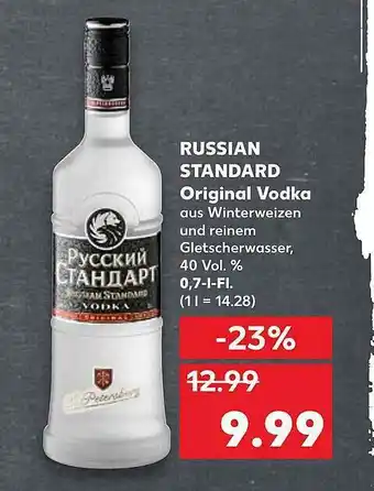Kaufland Russian Standard Original Vodka Angebot