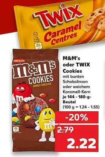 Kaufland M&m Oder Twix Cookies Angebot