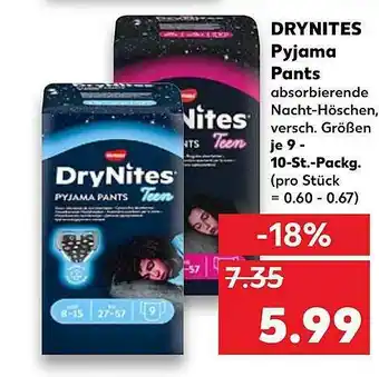 Kaufland Drynites Pyjma Pants Angebot