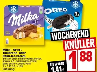 Elli Markt Milka-, Oreo-, Toblerone- oder Daim-Ice-Cream Angebot