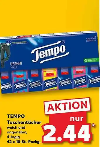 Kaufland Tempo Taschentücher Angebot