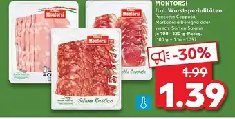 Kaufland Montorsi Wurstspezialitäten Angebot