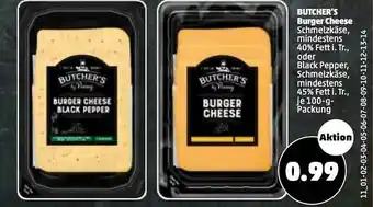 PENNY Butcher's Burger Cheese Angebot