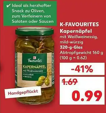 Kaufland K-favourites Kapernäpfel Angebot