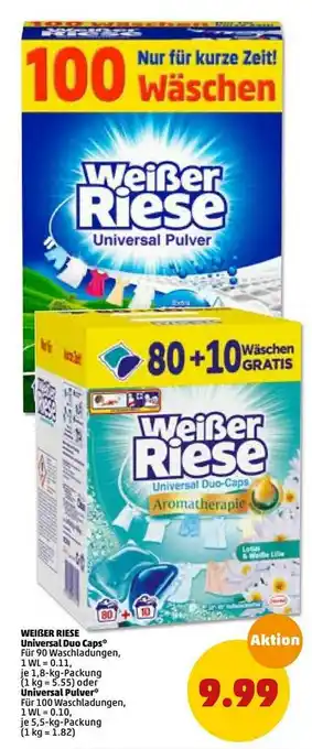 PENNY Weißer Riese Universal Duo Caps Oder Universal Pulver Angebot