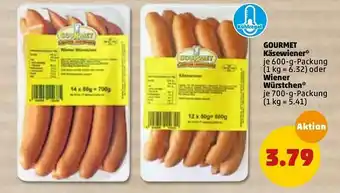 PENNY Gourmet Käsewiener Oder Wiener Würstchen Angebot