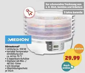 PENNY Medion Dörrautomat Angebot