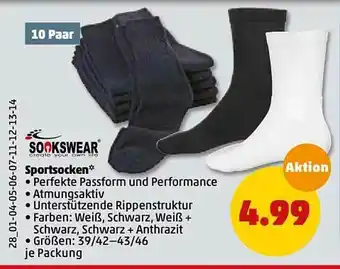 PENNY Sookswear Sportsocken Angebot