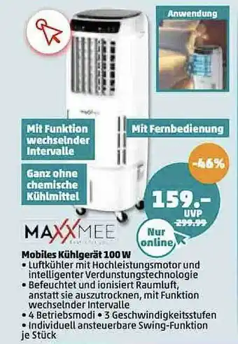 PENNY Maxxmee Mobiles Kühlgerät 100w Angebot