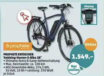 PENNY Prophete Entdecker Trekking-herren-e-bike 28 Angebot