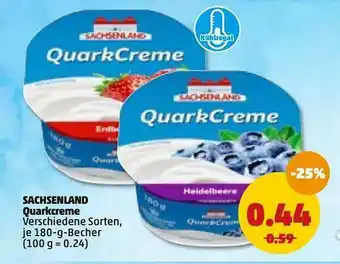 PENNY Sachsenland Quarkcreme Angebot