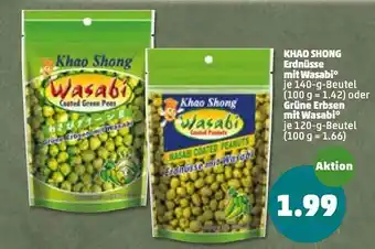 PENNY Khao Shong Erdnüssse Mit Wasabi Oder Grüne Erbsen Mit Wasabi Angebot