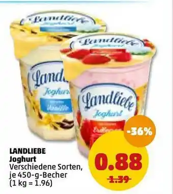 PENNY Landliebe Joghurt Angebot