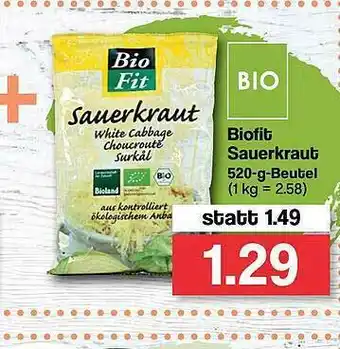 Famila Nord West Biofit Sauerkraut Angebot