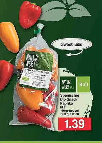 Famila Nord West Natur Wert Bio Snack Paprika Angebot