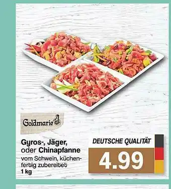 Famila Nord West Goldmarie Gyros-, Jäger Oder Chinapfanne Angebot